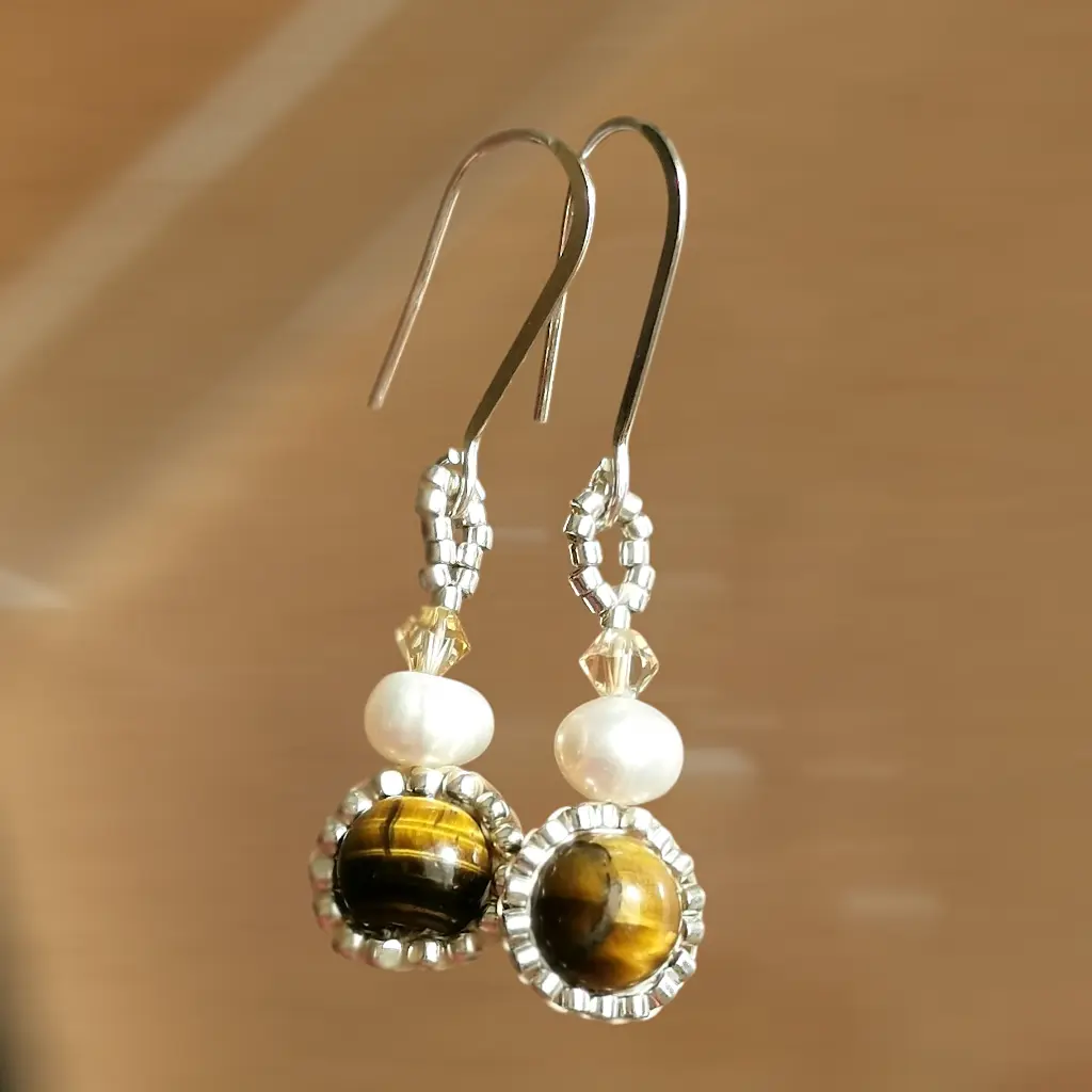 Tiger's eye Earrings
