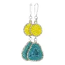 Multicoloured Crystal beaded Earring