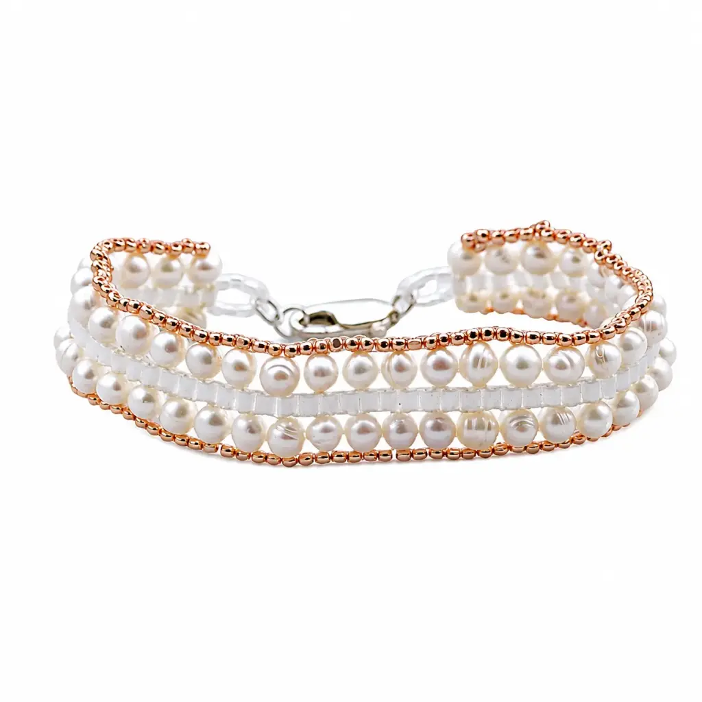 Pearl Radiance Beaded Bracelet 