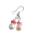 Freshwater Pearl & Swarovski crystal Earrings