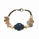 Gemstone Beaded Pearl Bracelet