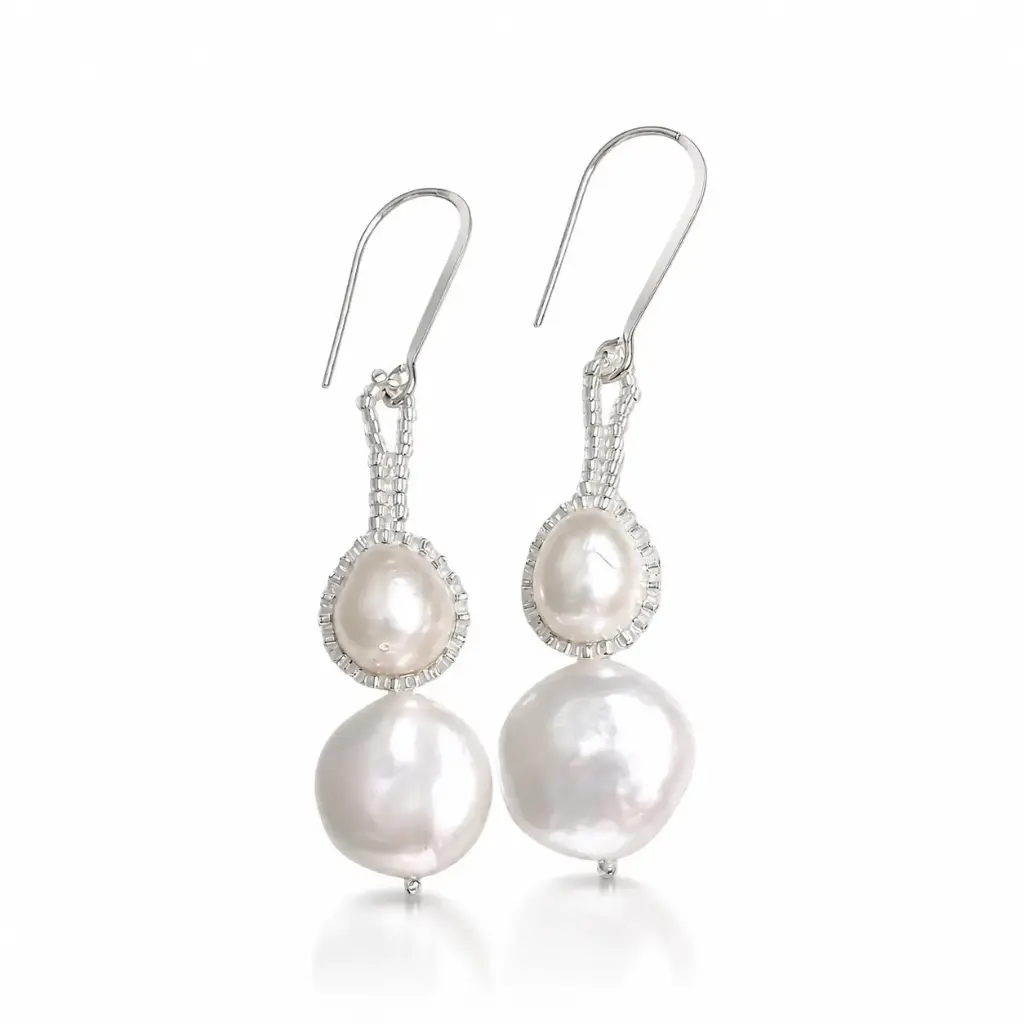 Baroque Freshwater Pearl Earrings