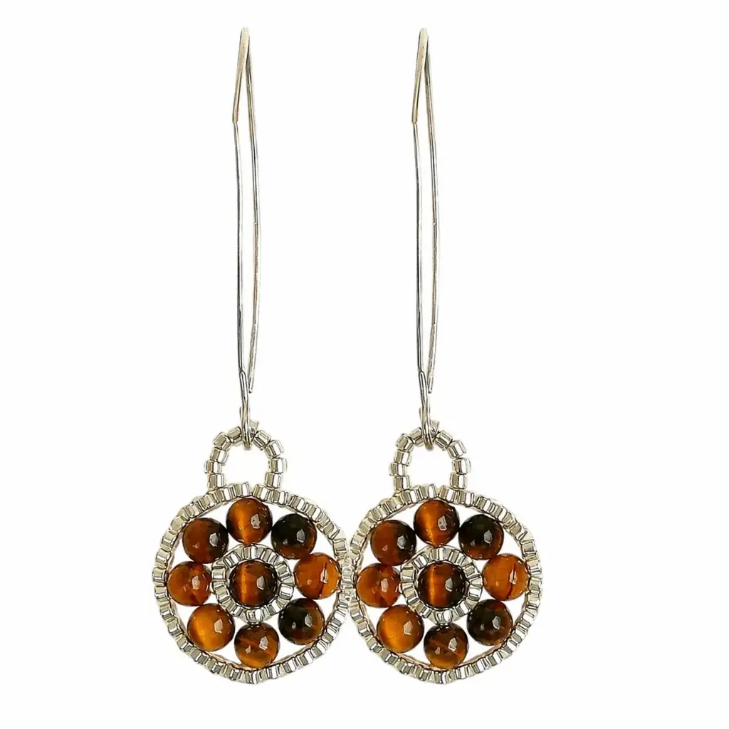 Tiger's eyes Earrings