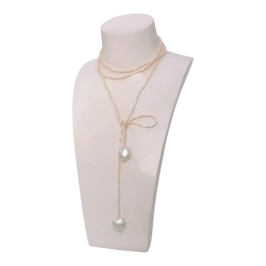 Baroque & Japanese beads necklace