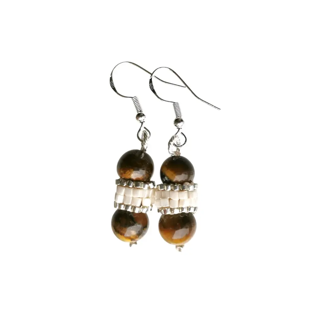 Elegant Tiger's eye Earrings