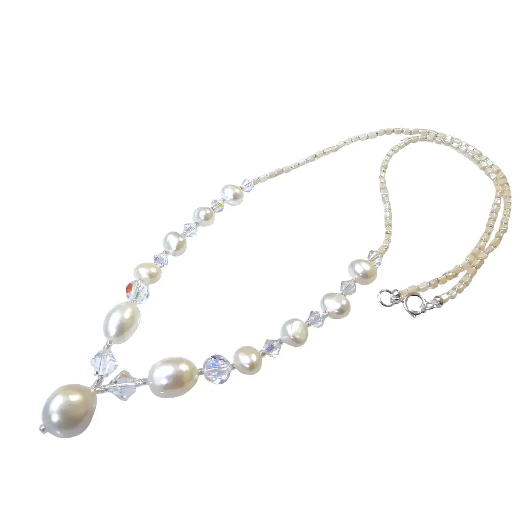 Freshwater Pearls & Swarovski crystals