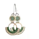 Aventurine & Swarovski Earrings