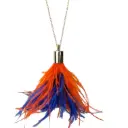 Luxurious Ostrich Feather Necklace