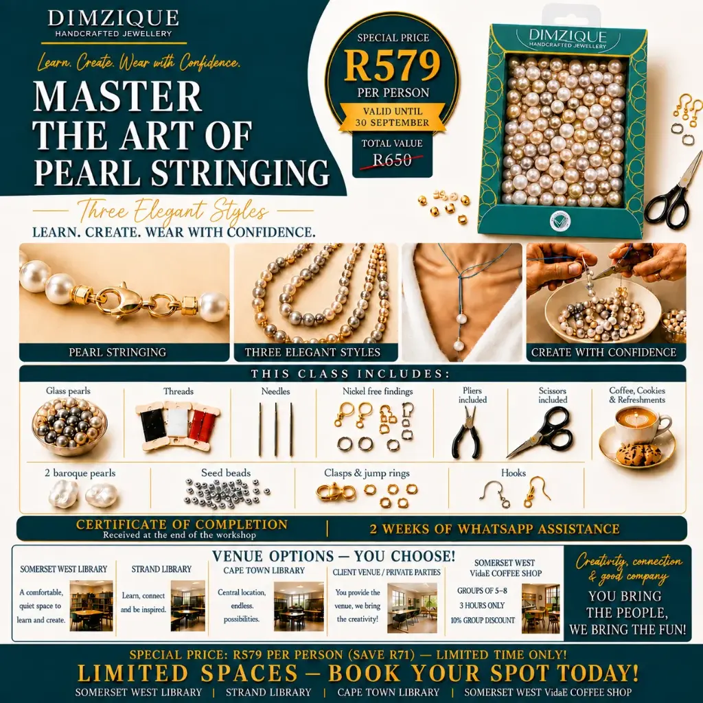 “Master the Art of Pearl Stringing: Three Elegant Styles” 