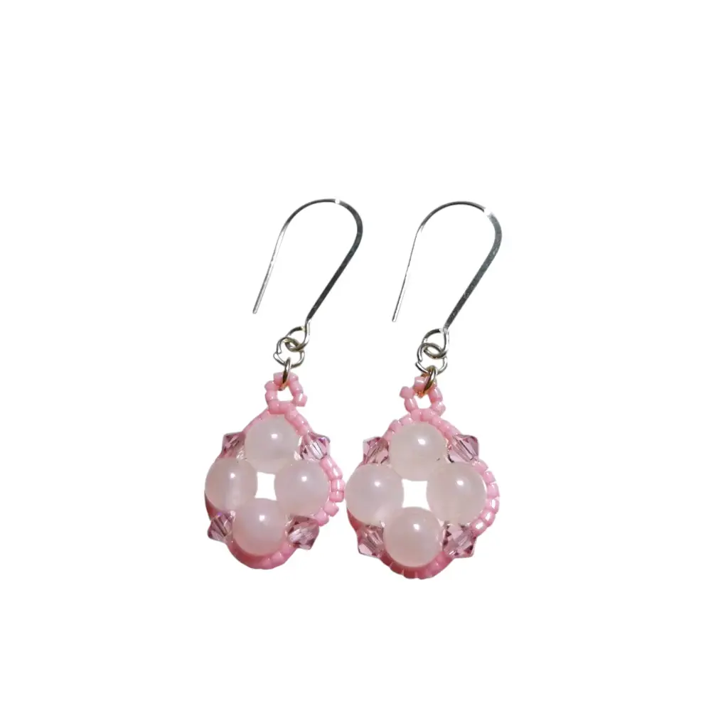 Rose Quartz Earrings