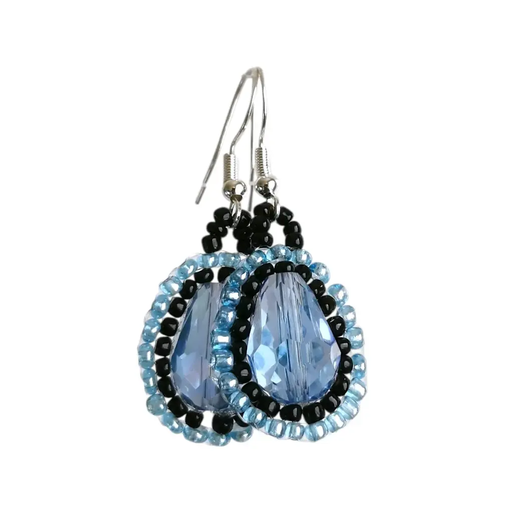 Crystal Teardrop Earring