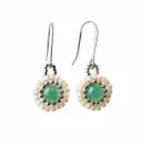 Small green aventurine earring