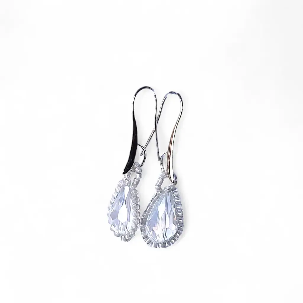 Crystal Teardrop Earring