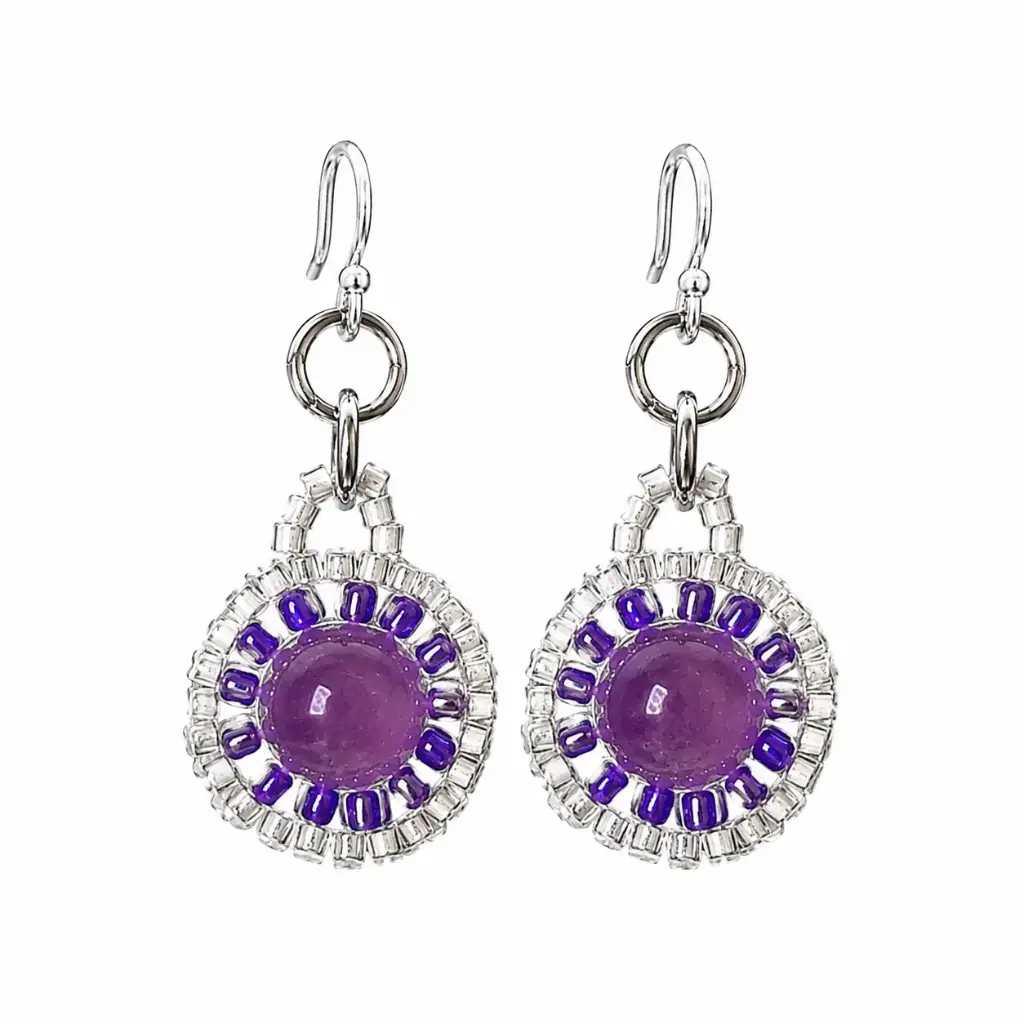 Amethyst Radiance Earrings