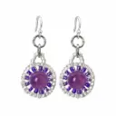 Amethyst Radiance Earrings