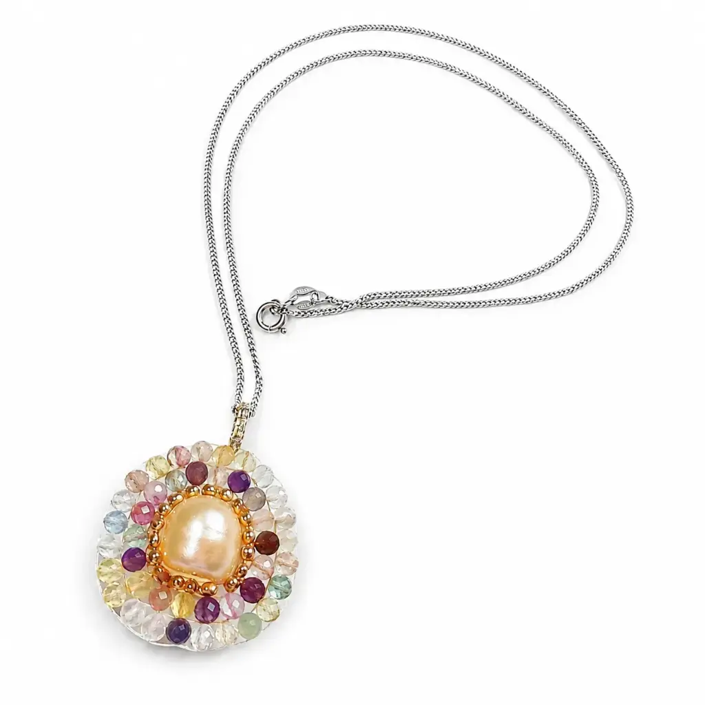 Amethyst & Freshwater Pearl Necklace