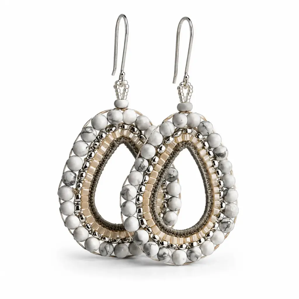 Statement Turquoise stone Earring