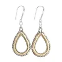 Golden Sand Teardrop Earrings