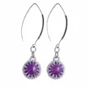 Amethyst Radiance Earrings