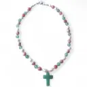 Cross Gemstones necklace