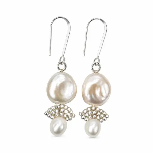 Baroque Pearl Cascade Earrings