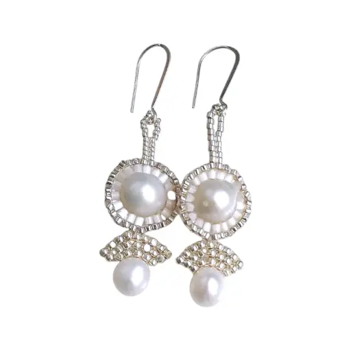 Angelic Freshwater Pearl Earrings