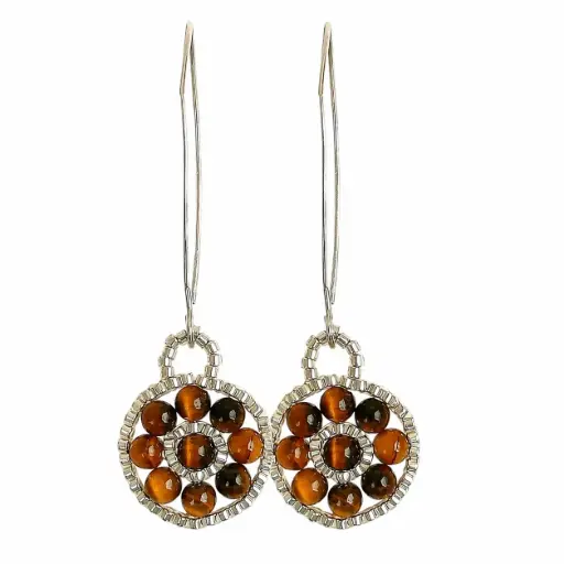 Tiger's eyes Earrings