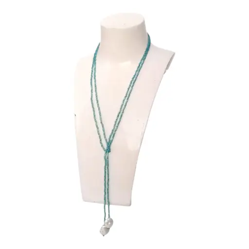 Long Baroque Pearl Necklace