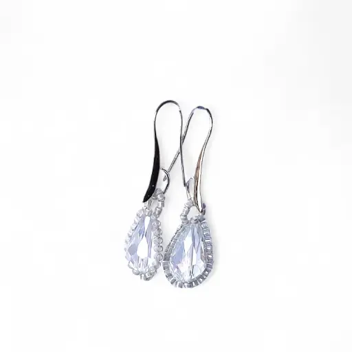 Crystal Teardrop Earring
