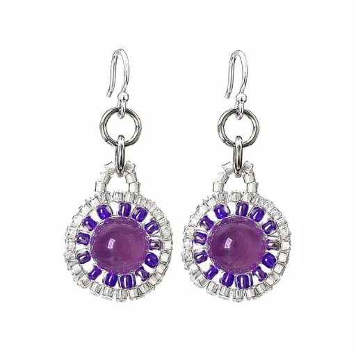Amethyst Radiance Earrings